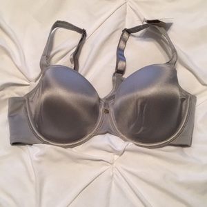 Cacique grey bra with illusion top!
